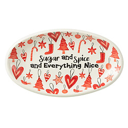Paris Prix Assiette de Présentation de Noël Bakery 55cm Rouge