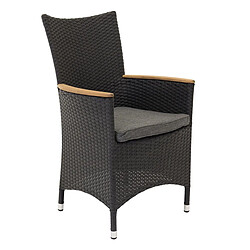 Paris Prix Chaise de Jardin Malin 92cm Noir