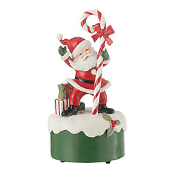 Paris Prix Boîte à Musique Père Noël Bonbon 19cm Multicolore