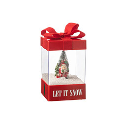 Paris Prix Boule à Neige à LED Let it Snow 20cm Multicolore