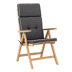 Paris prix Coussin de chaise jardin - Gris