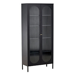 Paris Prix Vitrine Design en Métal Lima 180cm Noir