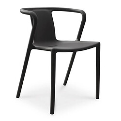 Paris prix fauteuil de jardin empilable - Noir
