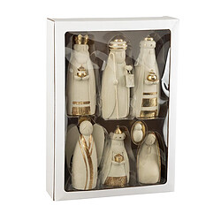 Avis Paris Prix Crèche de Noël en Résine 7 Santons 22cm Or