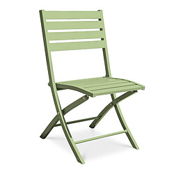 Paris Prix Chaise de Jardin Pliante Marius 82cm Vert Lagune