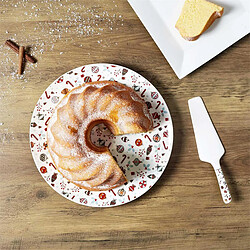 The Home Deco Factory Plat & Pelle à Tarte Noël 30cm Multicolore pas cher