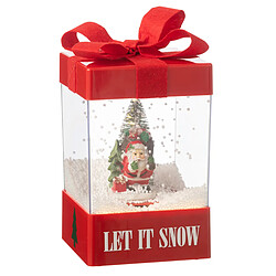 Paris Prix Boule à Neige à LED Let it Snow 20cm Multicolore