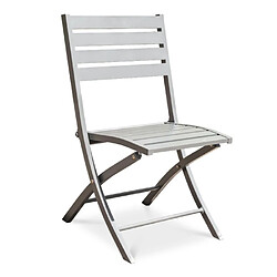 Paris prix Chaise de jardin pliante Marius - Gris