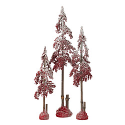 Paris Prix Arbre de Noël Déco Grosses Baies 108cm Rouge