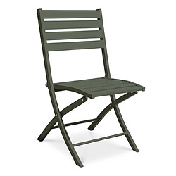 Paris prix Chaise de jardin pliante - Kaki