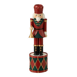 Paris Prix Bougeoir de Noël Casse-Noisette 25cm Rouge