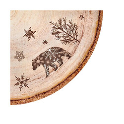 Paris Prix Lot de 12 Serviettes en Papier Animal 32cm Naturel