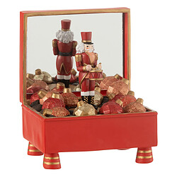 Paris Prix Boîte à Musique Casse-Noisette 19cm Rouge
