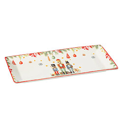 Paris Prix Assiette de Présentation de Noël Casse-Noisette 33cm Blanc