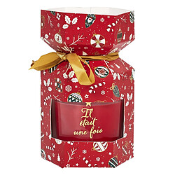 Paris Prix Bougie Parfumée Cracker Noël 180g Cannelle