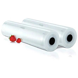 Lot de 2 rouleaux de sacs pour appareil à emballage sous vide vs2650 - VBR280 - KITCHEN CHEF