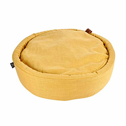 Paris Prix Coussin Rond pour Chien & Chat Cosy Golden 60cm Jaune