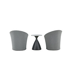 Acheter Paris prix Salon de jardin 2 places - Noir et gris