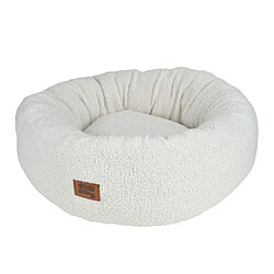 Paris Prix Coussin Donut pour Chien & Chat Wooly 55cm Écru