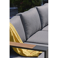 Avis Paris prix Salon de jardin 5 places - Gris anthracite