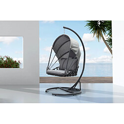 Paris prix Balancelle de jardin - Gris anthracite pas cher