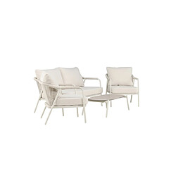 Avis Paris Prix Salon de Jardin 4 Places Sicily 160cm Beige