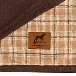 Paris Prix Plaid pour Chien & Chat Héritage 70x100cm Noisette