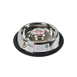 Paris Prix Gamelle Anti-Glouton Chien & Chat Inox 25cm Argent