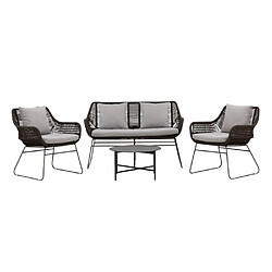 Paris prix Salon de jardin Davao - Marron & gris