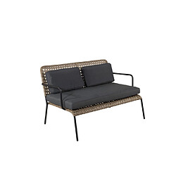 Acheter Paris prix salon de jardin Paola - Naturel & noir