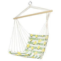 Paris prix Chaise hamac suspendue - Jaune et vert