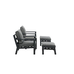 Acheter Paris prix Salon de jardin Barcelona - Noir