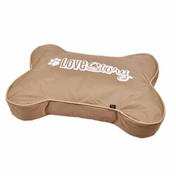 Paris Prix Coussin pour Chien Forme Os Good Dog 100cm Taupe