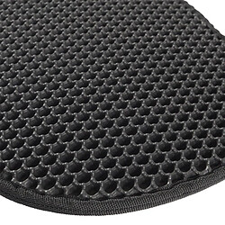 Paris Prix Tapis pour Litière Chat 50cm Noir