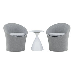 Paris prix Salon de jardin Spoga - Blanc et gris