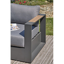 Acheter Paris prix Salon de jardin 5 places - Gris anthracite
