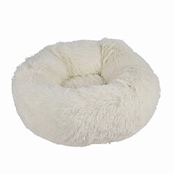 Paris Prix Coussin Rond pour Chien & Chat Fluffy 55cm Écru