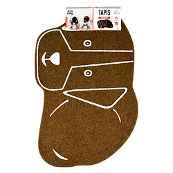 Paris Prix Tapis de Repas pour Chien Feutrine 60cm Naturel