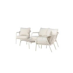 Acheter Paris Prix Salon de Jardin 4 Places Sicily 160cm Beige