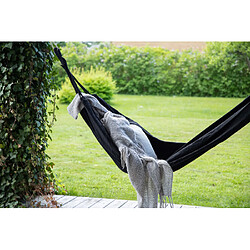 Paris prix Hamac en tissu Hedvig - Noir pas cher