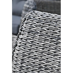 Acheter Paris prix salon de jardin Bahamas 7 places - Gris anthracite