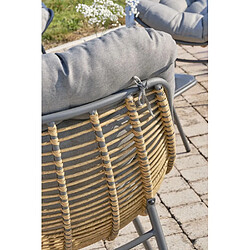 Acheter Paris prix Salon de jardin 4 places - Marron
