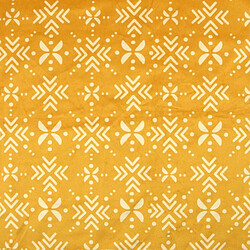 Paris Prix Housse de Coussin pour Chien & Chat Ethnic 100cm Moutarde