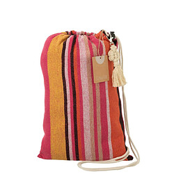 Acheter Paris prix Hamac en tissu à rayures - Rose foncé