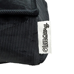 Paris Prix Coussin Rectangle Chien & Chat Velours Crafty 100cm Noir