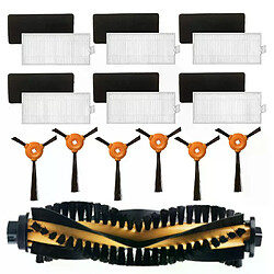 Pièces de rechange pour aspirateurs EcoVacs Deebot 500, Deebot 600, Deebot 601 et Deebot 711 : kit de remplacement pour le nettoyage domestique~0199