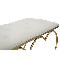 Paris prix Banc design Heart – Crème pas cher