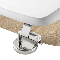 Douceur D'Interieur Abattant WC Déco Havane 46cm Blanc pas cher