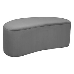 Atmosphera Banc demi-lune Malone - Gris foncé