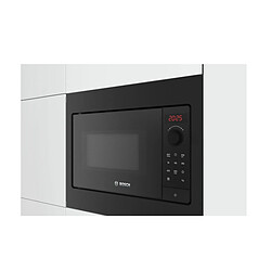 Micro-ondes encastrable 20l 1270w noir - BFL523MB4 - Série 4 - BOSCH